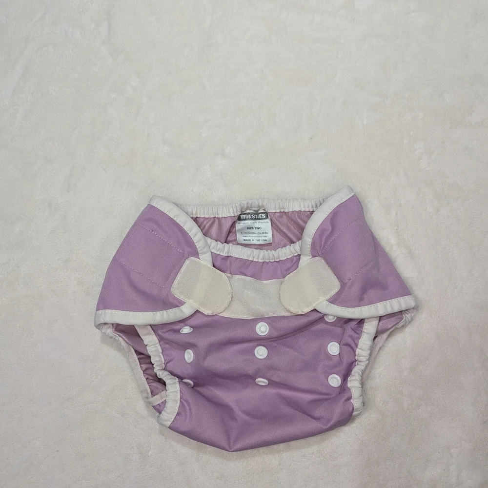 Thirsties Size 2 Lavender Diaper Cover
